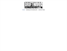 Tablet Screenshot of driftwoodbrothers.com